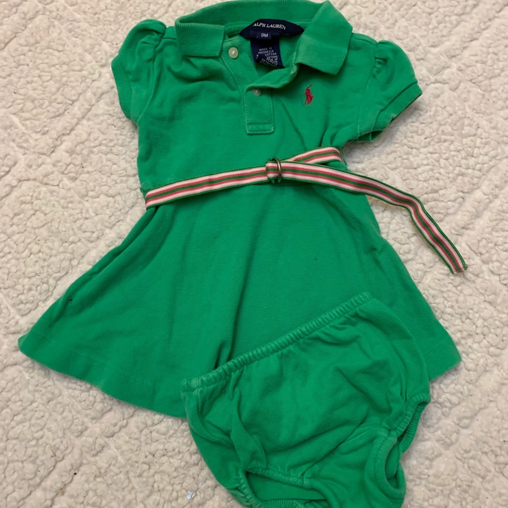 Ralph Lauren Polo Dress w/ Bloomers & Belt